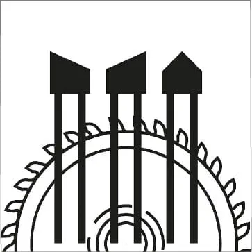 Formele dinţilor - Dinte cu vârf, alternant