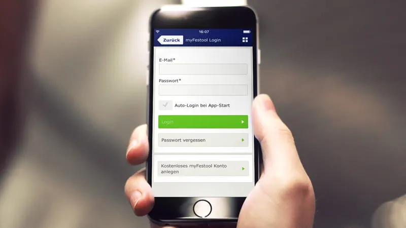 Aplicaţia Festool