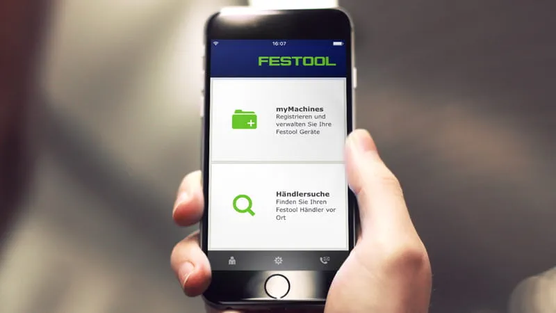 Aplicaţia Festool